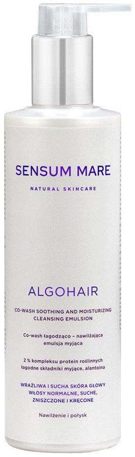 Sensum Mare SENSUM MARE, emulsja myjąca ALGOHAIR CO-WASH SOOTHING AND MOISTURIZING CLEANSING EMULSION