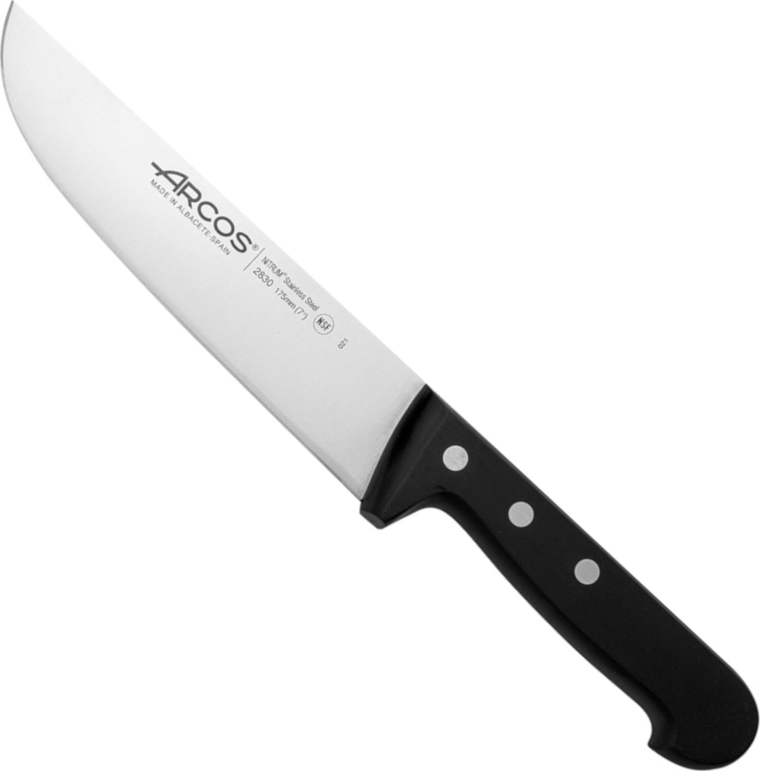 Arcos Nóż kuchenny rzeźniczy do surowego mięsa UNIVERSAL dł. 175/300 mm Nóż kuchenny rzeźniczy do surowego mięsa UNIVERSAL dł. 175/300 mm