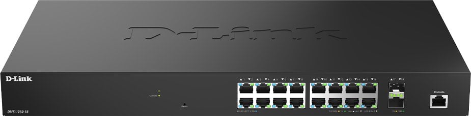 D-LINK DMS-1250-18/E 18-Port Multi-Gigabit Smart Managed Switch 18x 2.5G Multi-Gigabit 2 x 10G SFP+
