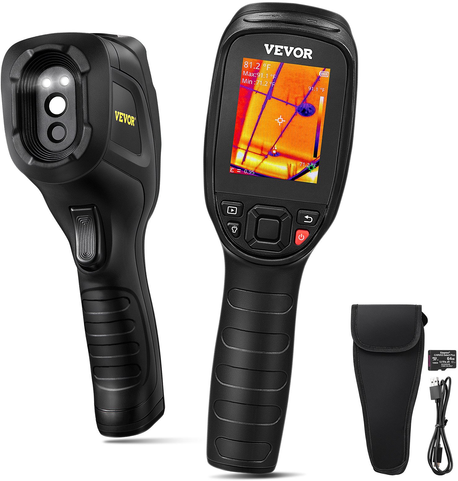 Kamera termowizyjna na podczerwień + nagrywanie 240x180p