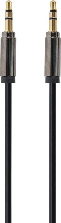 Kabel Gembird Jack 3.5mm - Jack 3.5mm 1m czarny (CCAPB-444-1M)