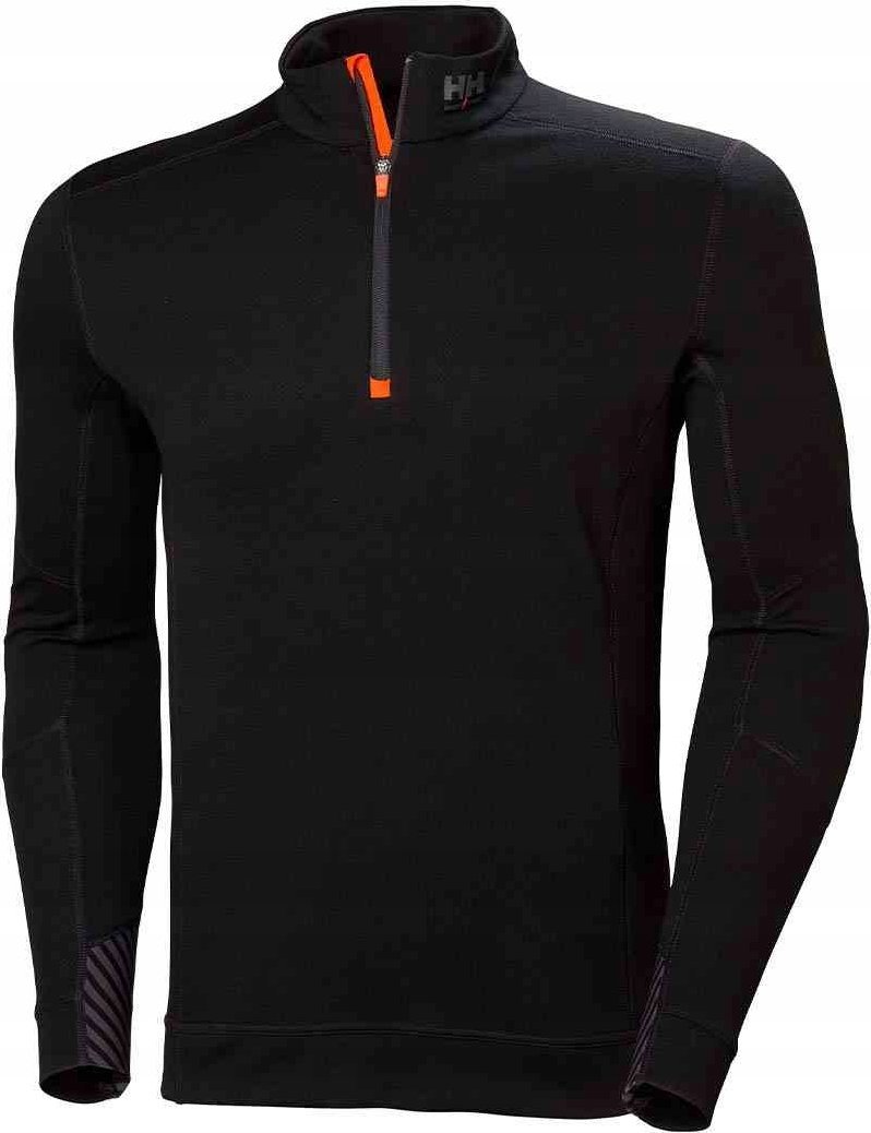 Helly Hansen Koszulka termo Helly Hansen Lifa Merino Zip Black