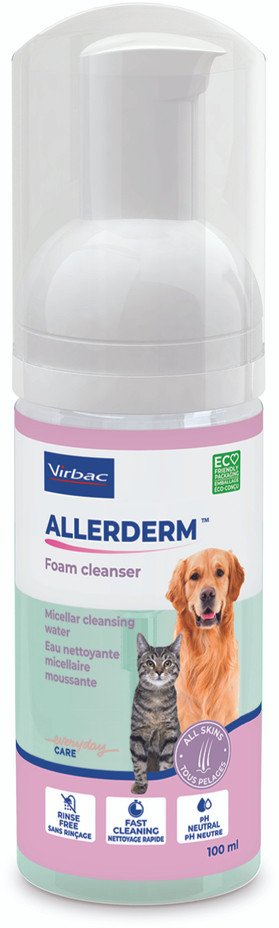 Virbac Allerderm Pianka oczyszczająca 100ml