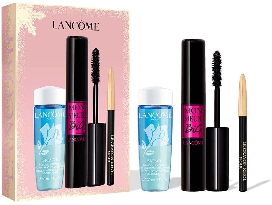 Lancome SET (MONSIEUR BIG MASCARA 01 + BIFACIL EYE 30ML + KHOL EYE PEN MINI 027 NOIR)