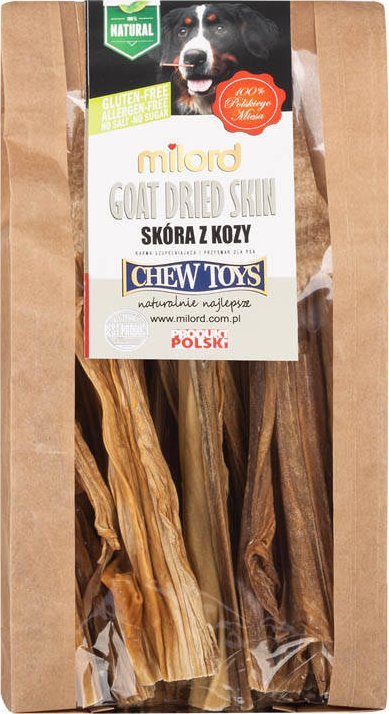 Milord suszona skóra kozia gryzak dla psa 400 g