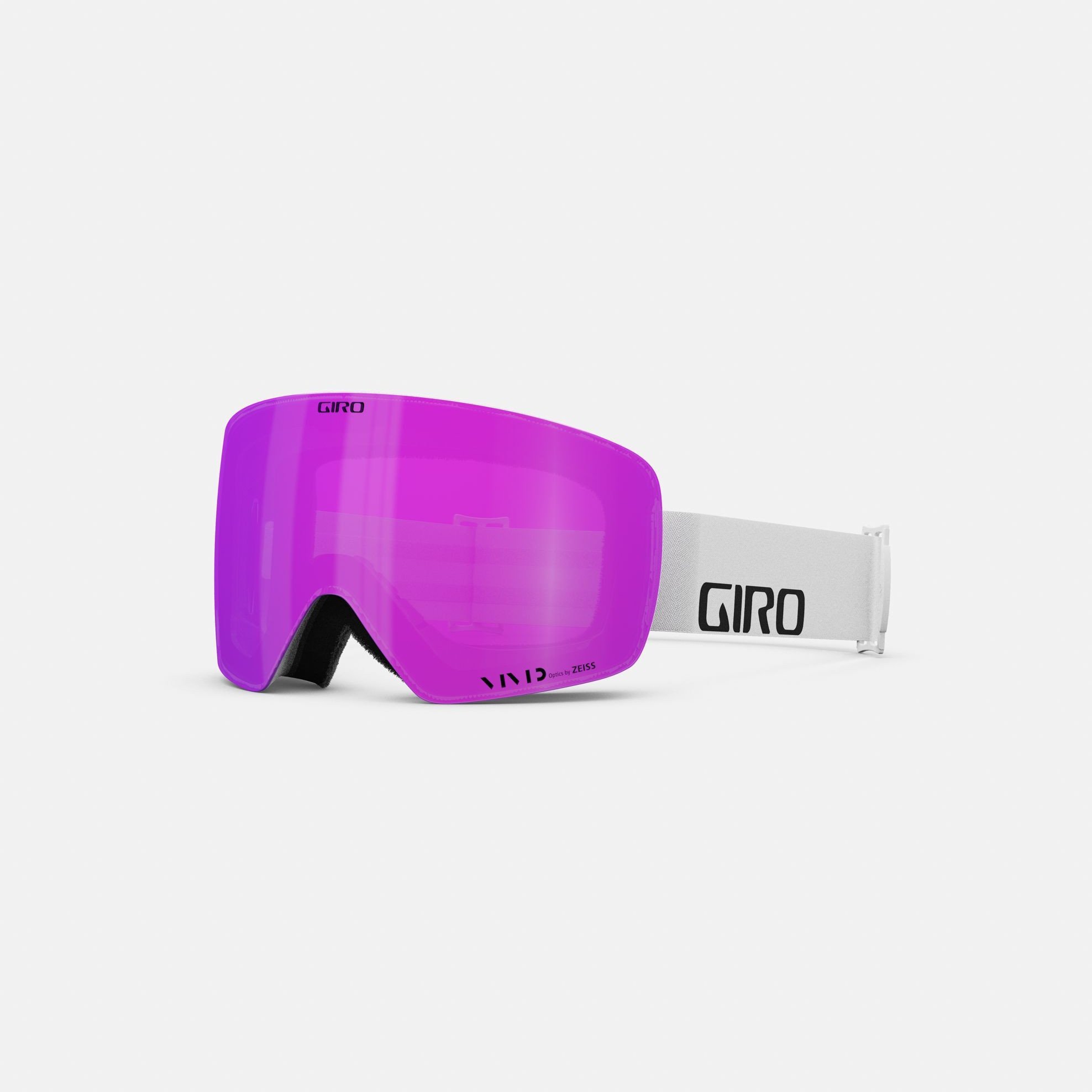 Gogle zimowe GIRO CONTOUR RS WHITE WORDMARK (Szyba lustrzana kolorowa VIVID-Carl Zeiss PINK 00% S2 + Szyba lustrzana kolorowa VIVID-Carl Zeiss INFRARE