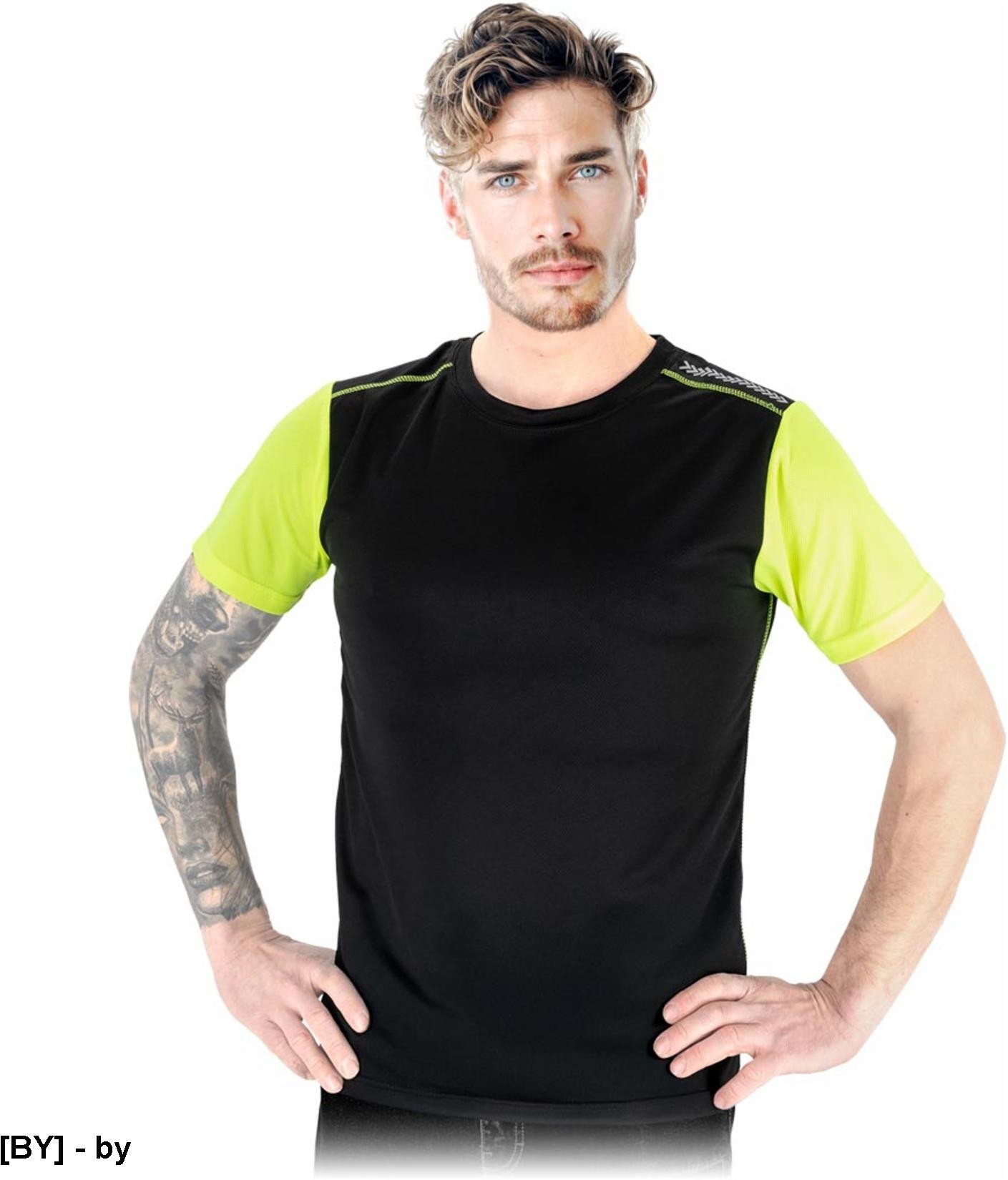 TS-LAGOS - T-shirt z siateczki, męski - BY M