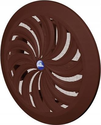 AWENTA Kratka wentylacyjna okrągła Awenta T88 fi100-150 brązowa