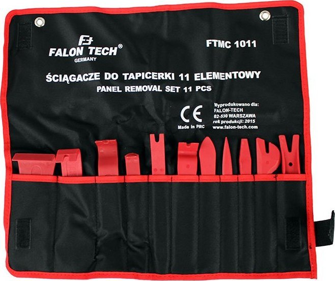 Falon-Tech ŚCIĄGACZE DO TAPICERKI ZESTAW ŚCIĄGACZY ŁYŻKI 11el