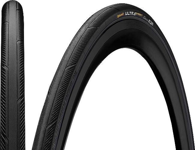 Continental Opona szosowa Continental Ultra Sport III Performance PureGrip Compound 23 - 622, 28,700 x 23C, czarna, drutówka uniwersalny