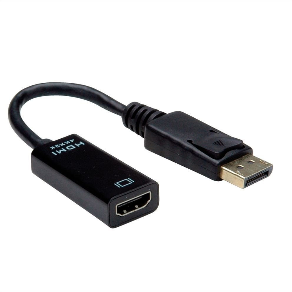 VALUE 12.99.3139 adapter kablowy 0,15 m DisplayPort HDMI Typu A (Standard) Czarny