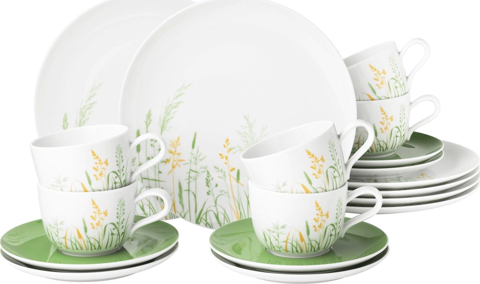 Serwis kawowy z porcelany dla 6 osób biały - Seltmann