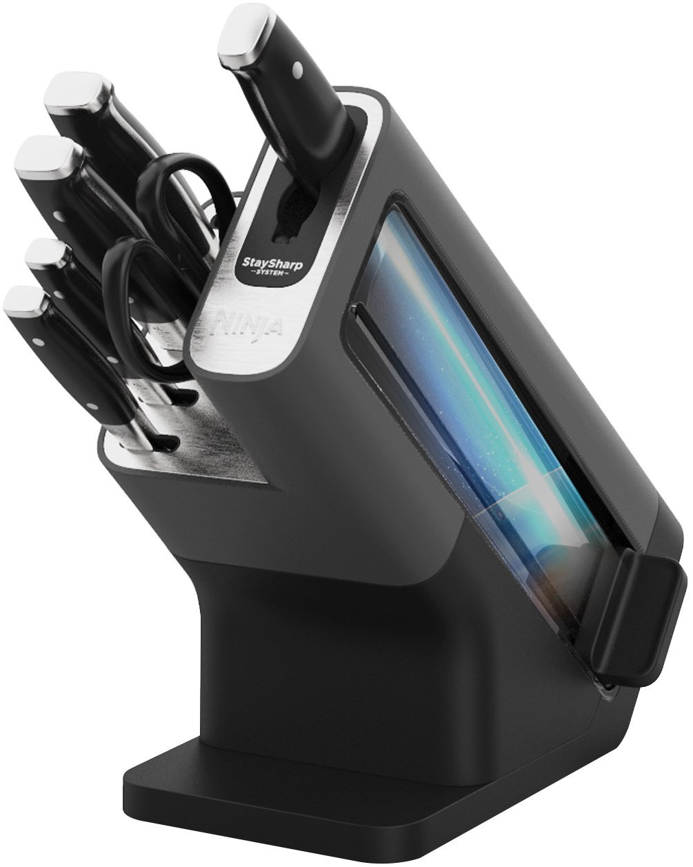 Ninja Foodi StaySharp zestaw noży 6-częściowy z wbudowaną ostrzałką w bloku (K32006EU)