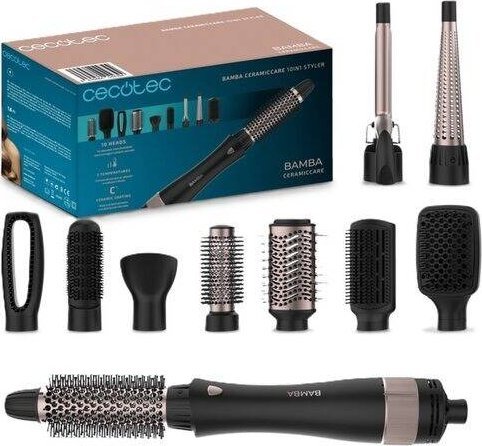 Suszarko - lokówka Bamba CeramicCare 10w1 Styler Cecotec Czarna