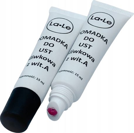 La-le Pomadka do Ust Śliwkowa z wit. A 15 ml