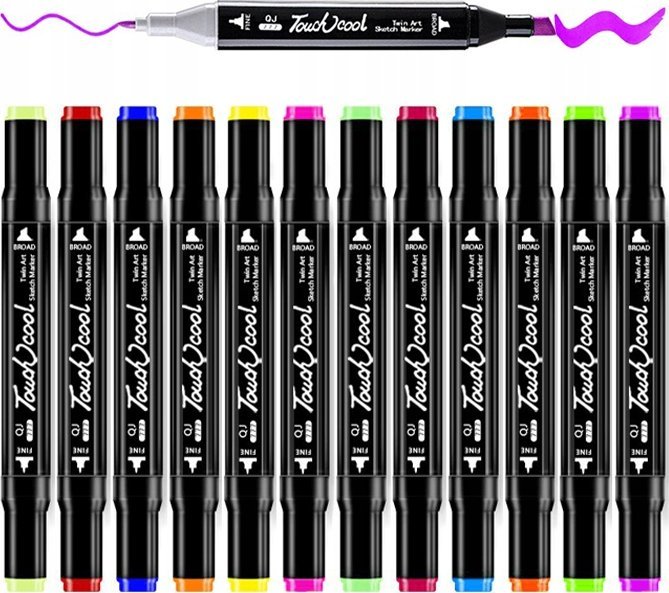 MARKERY ALKOHOLOWE PRO ZESTAW 10 SZT DLA DZIECI MDS-10