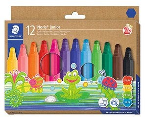 STAEDTLER Fasermaler Noris junior Jumbo 12er-Set retail