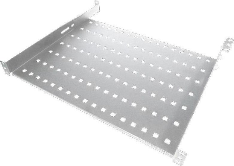 Alantec Półka stała 19" 1U głęb. 550mm, kolor szara, 4 punkty mocowania (SA-P-19-1U-550-4-S)
