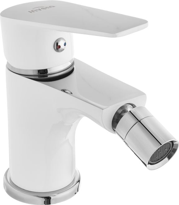 Bateria bidetowa Invena Dokos stojąca biały (BB-19-002)