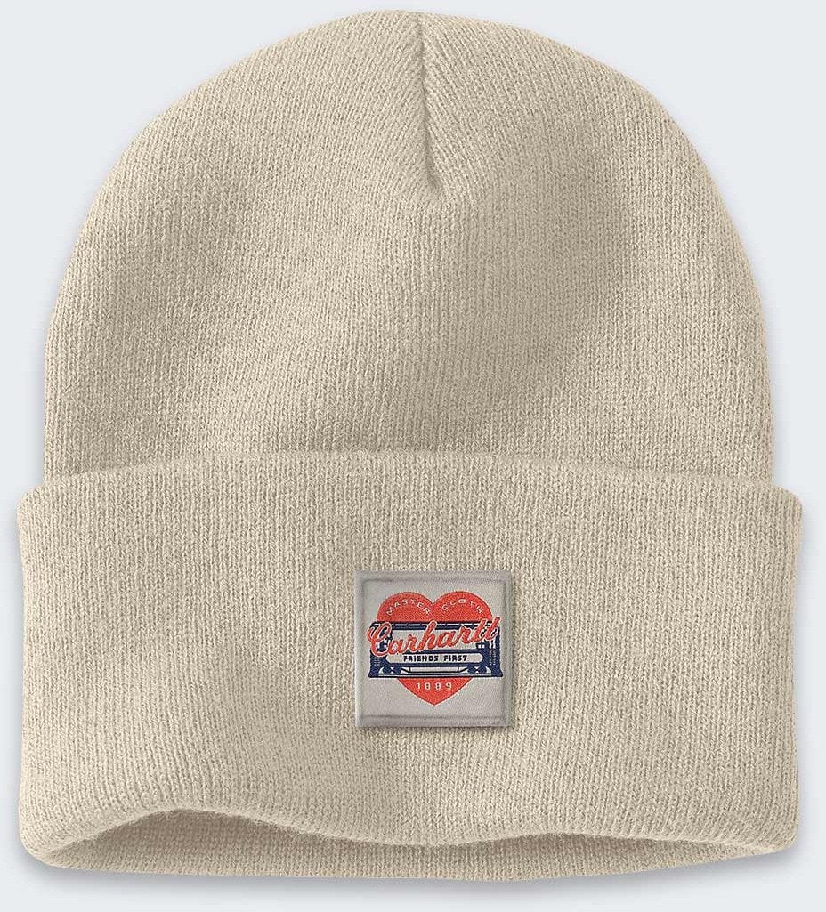 Czapka Carhatt Knit Pach Beanie OAT MILK