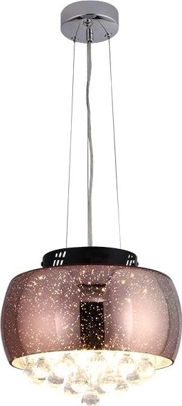 Lampa wisząca Witek Home Lampa sufitowa kryształowa 18094 - S Rose Gold
