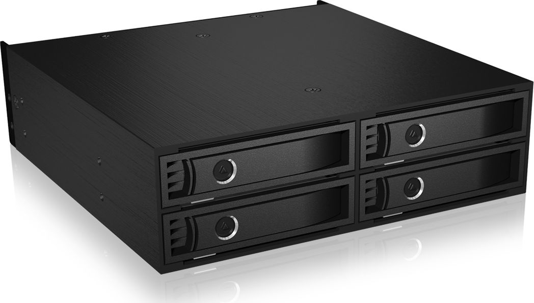 Kieszeń Icy Box 4x 2.5" U.2 SFF-8639 - Mini-SAS SFF-8643 (IB-2242U2K)