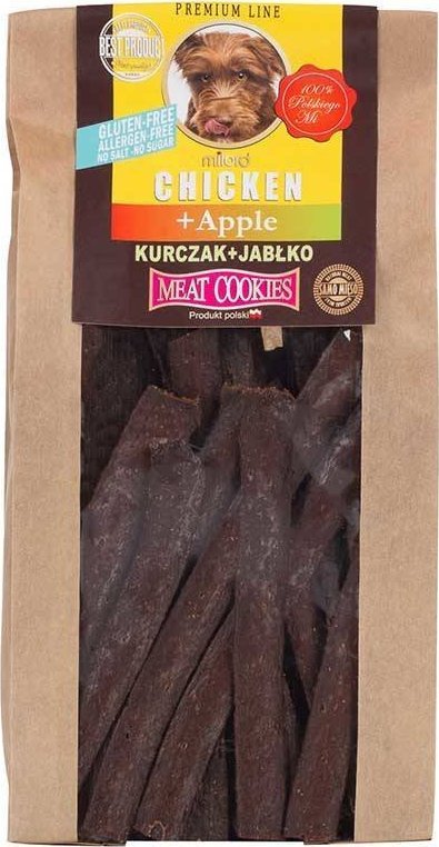 Ciastka dla psa Milord kurczak i jabłko 80 g