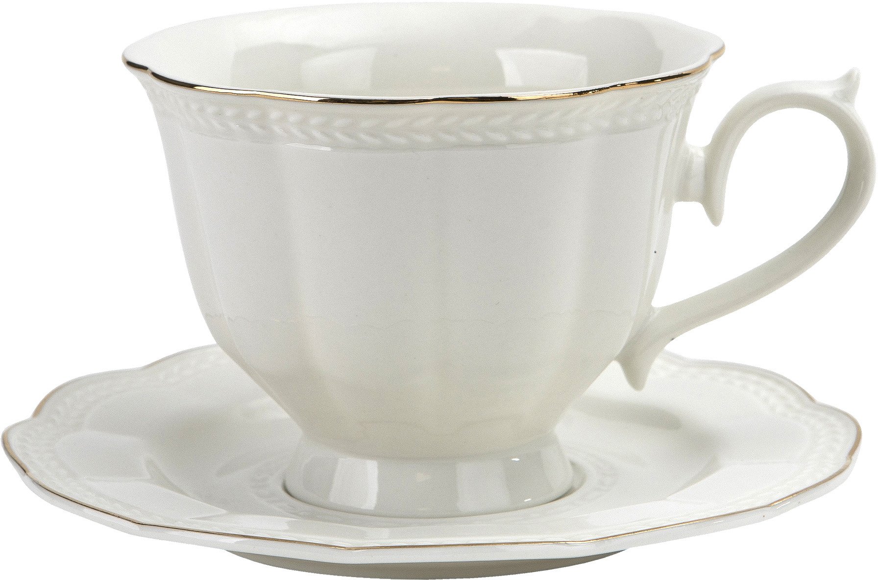 Komplet 2 filiżanek 250 ml + spodki Anet