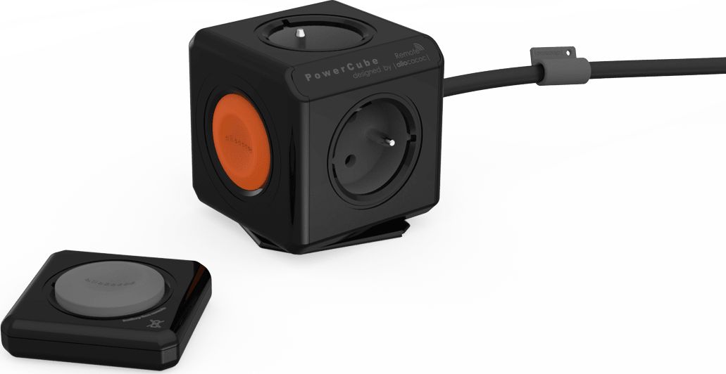 PowerCube Przedłużacz Extended Remote 1,5m z pilotem PowerRemote czarny (1522BK/FREXRM)