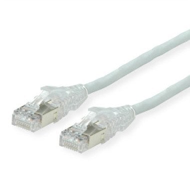 Kabel krosowy DÄTWYLER kat. 6A (klasa EA) S/FTP, CU 7702 flex LSOH, AMP v2, krzyżowy, szary, 15 m