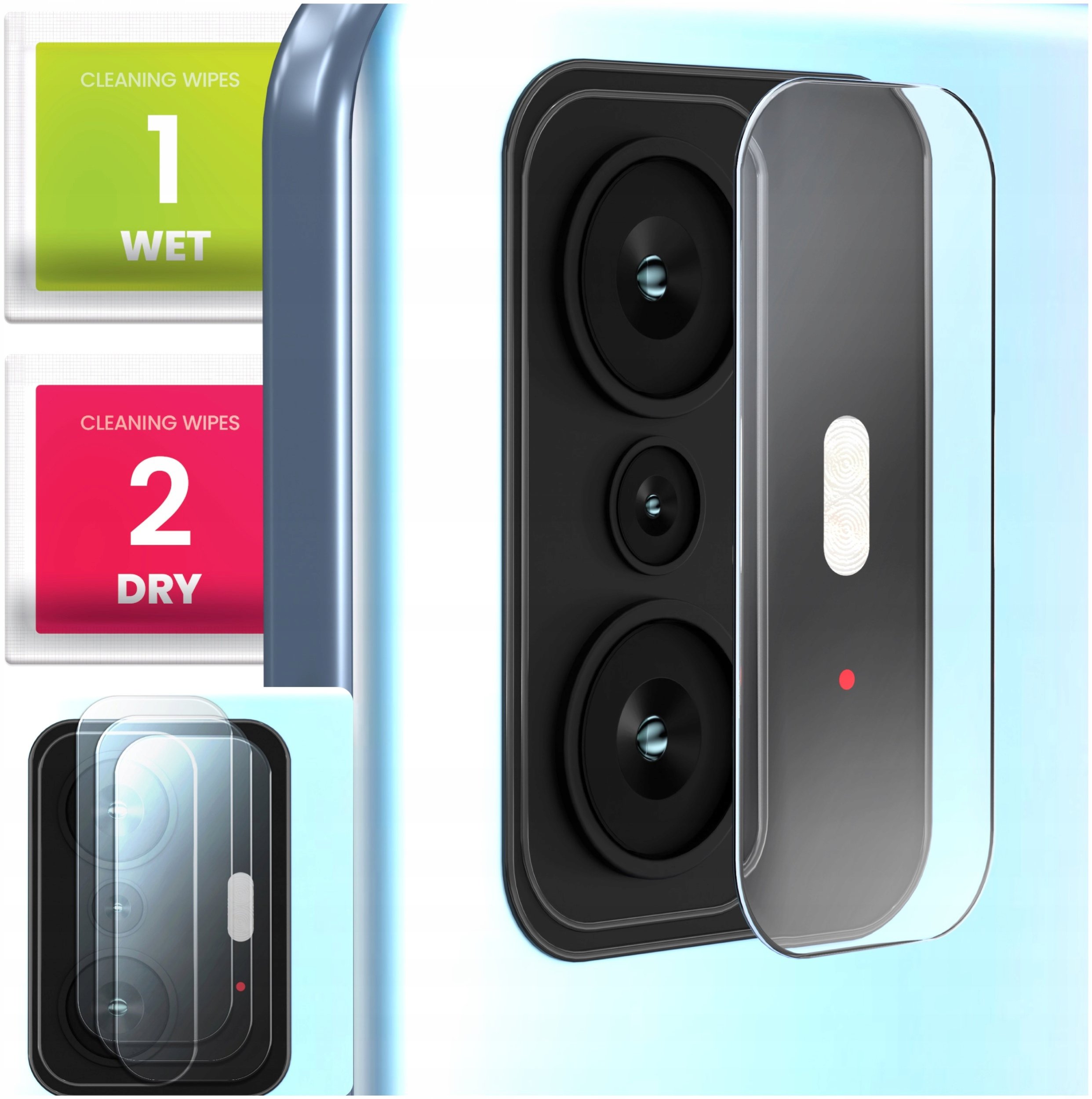 3-PAK Szkło Na Aparat Do Xiaomi 11T 5G / 11T Pro 5G (Hartowane, Ochronne)