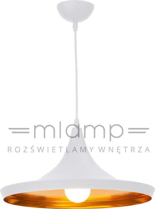 Lampa wisząca II mio LAMPA wisząca 306753 IL MIO metalowa OPRAWA SONA zwis ORI biały złoty