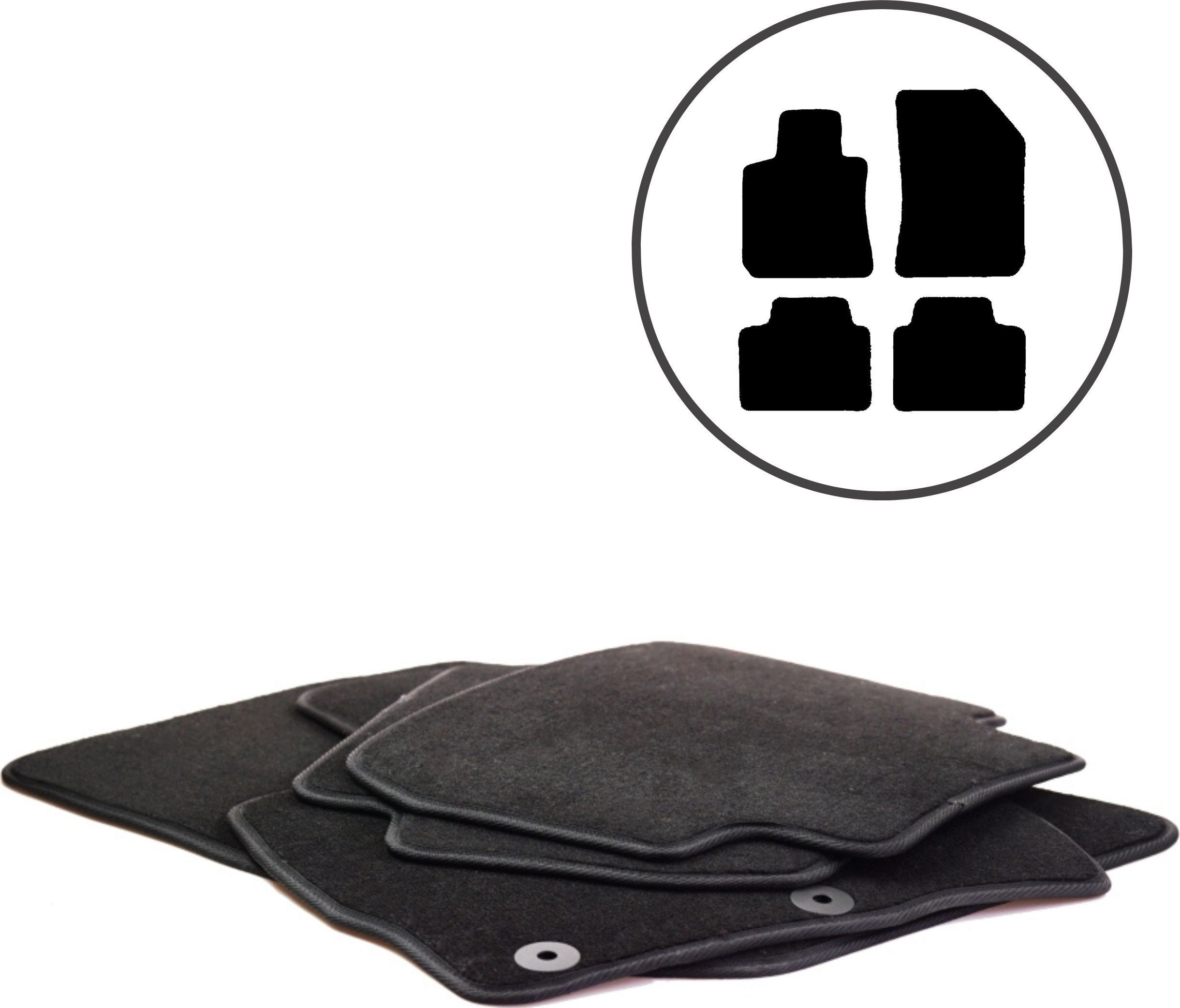 Dikel Dywaniki samochodowe 4szt. Peugeot 308 SW T9