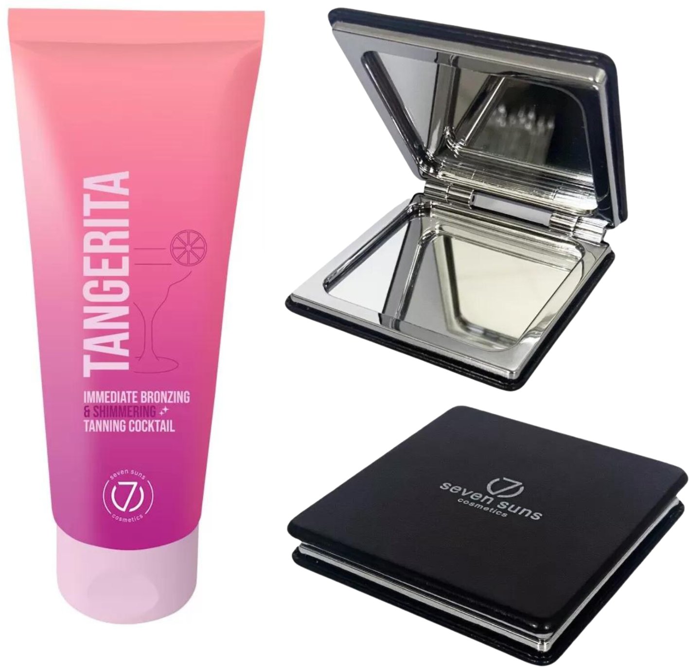 7suns Tangerita Koktajl Opalający 100ml + Podwójne Lusterko Gratis