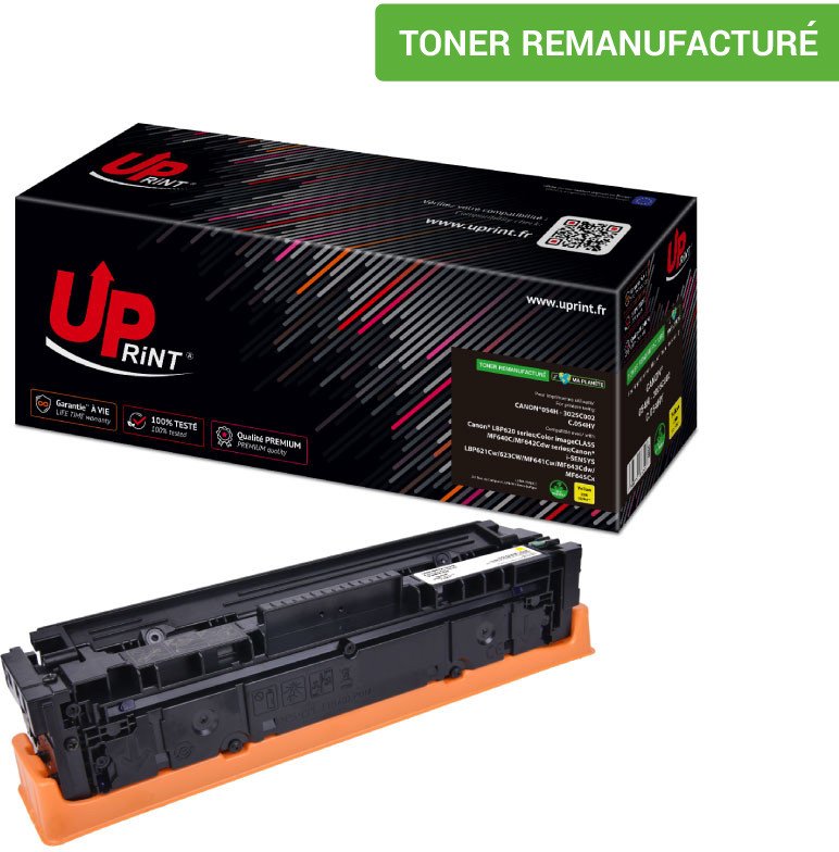 UPrint refabrykowany toner Canon 054HY, C.054HY, yellow, 2300s, high capacity