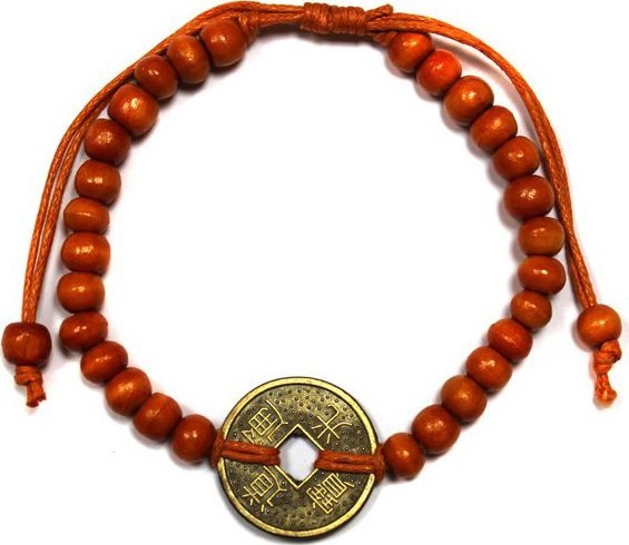 Lovrin Bransoletka szczęścia Feng Shui - Czerwona