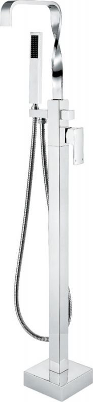 Bateria wannowa Mexen Avila wolnostojące chrom