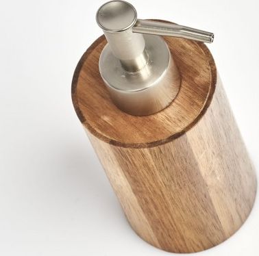 Dozownik do mydła Zeller łazienkowy brązowy (18685)