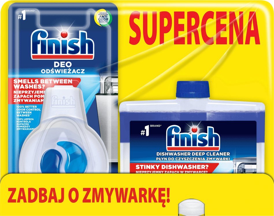 Finish Płyn do czyszczenia zmywarki 250ml + Zapach