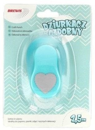 Dziurkacz ozdobny - Serce 2,5cm MIX