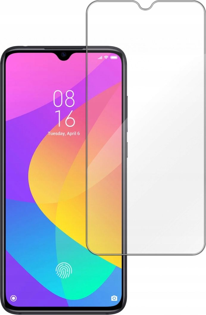 etumi Szkło Hartowane 9H Do Xiaomi Mi 9 Lite | Szybka Szkiełko Ochronne Na Ekran Twarde Płaskie Przód / Ochrona Matrycy Telefonu Glas0152