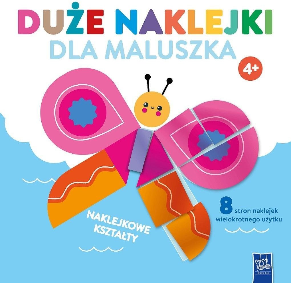 Duże naklejki dla maluszka 4+ Motylek