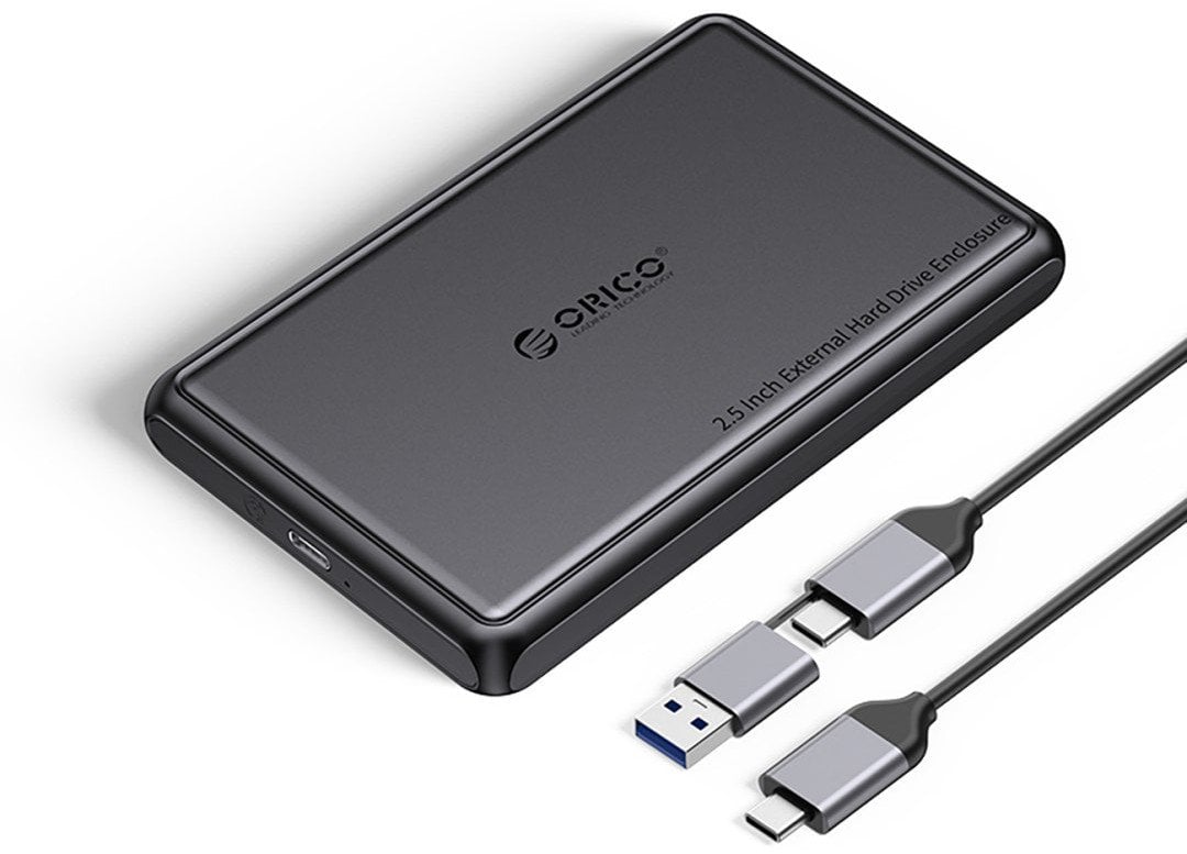 Kieszeń obudowa na dysk DDL25-C3 2.5'' HDD / SSD USB-C 5Gb/s - czarna ORICO