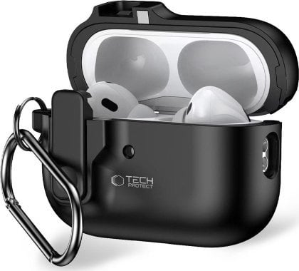 Tech-Protect TECH-PROTECT SLIM HOOK APPLE AIRPODS PRO 1 / 2 BLACK