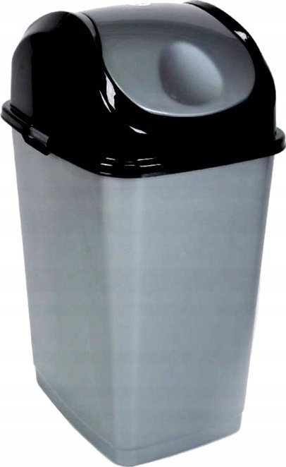 Pojemnik uchylny SLIM 10 l - popiel 240x195x365 mm