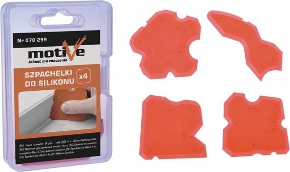 AWTools szpachelki do silikonu 4 sztuki (AW27700)