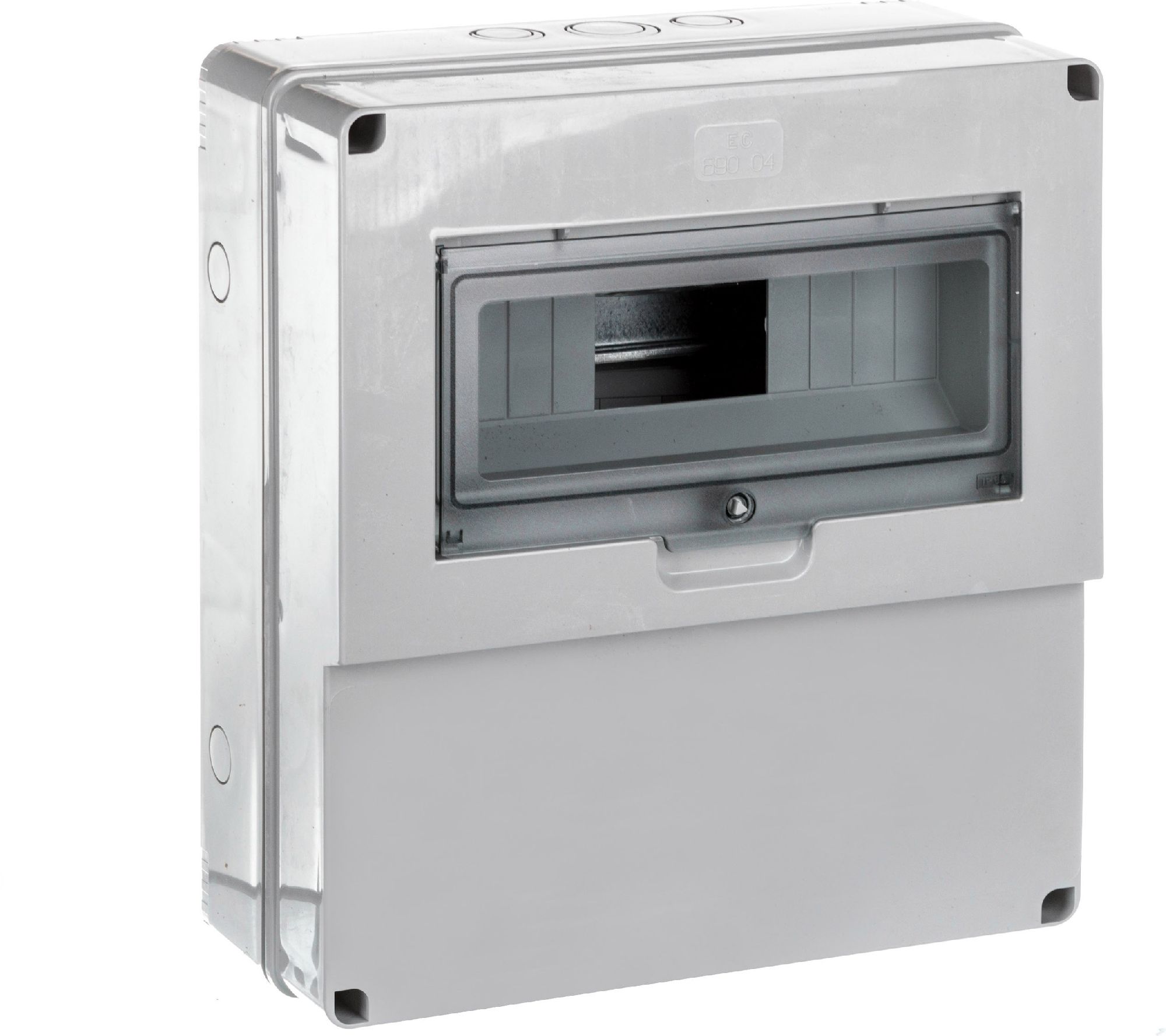 Elettrocanali Rozdzielnia budowlana pusta 12 mod.3 gniazda bez otworów szara (EC69004)