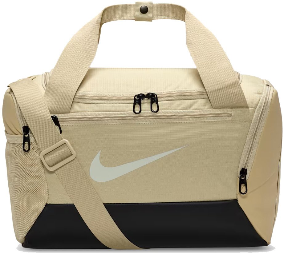 Torba sportowa NIKE Brasilia 9.5 Fitness Siłownia XS 25L Beżowa