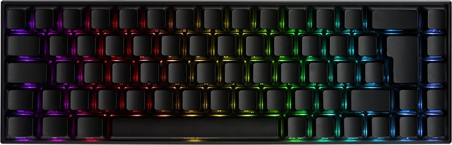 Klawiatura Deltaco Deltaco mech. mini Gaming Tastatur RGB LED wireless schwar