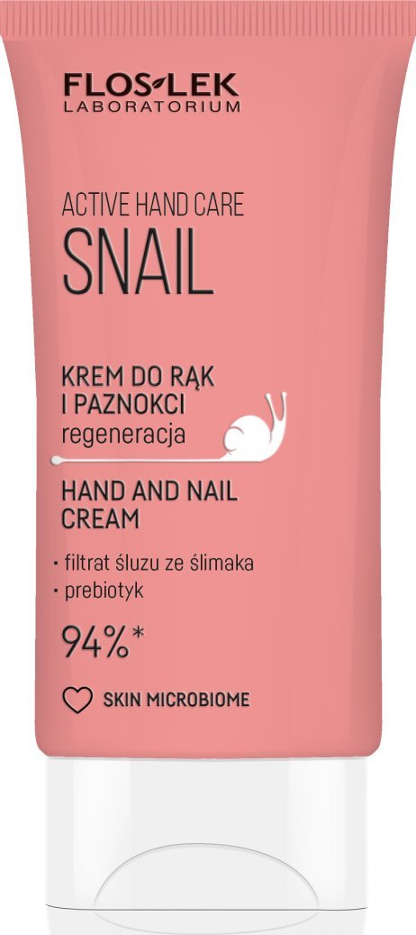Floslek Floslek ACTIVE Hand Care SNAIL - Regenerujący krem do rąk 50 ml z filtratem ślimaka